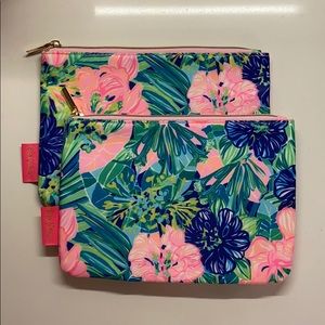 Set of 2 Lilly Pulitzer GWP Pouches